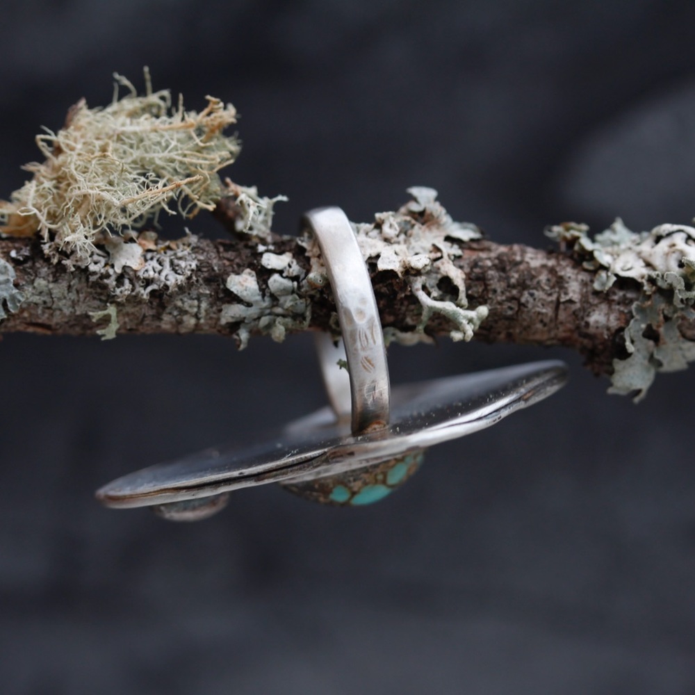 Sterling Silver and Turquoise Ring - Picture 5 of 6